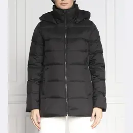 Tommy Hilfiger: Чёрный пуховик 