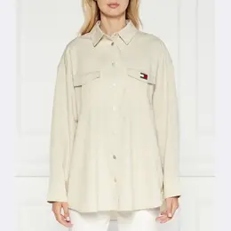Tommy Hilfiger: Бежевая рубашка 