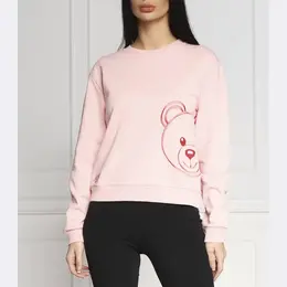 Moschino: Розовая толстовка 