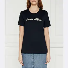Tommy Hilfiger: Чёрная футболка 