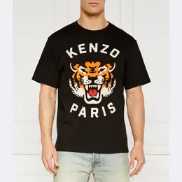 Kenzo: Футболка  Tiger оверсайз
