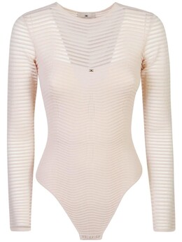 Elisabetta Franchi: Розовый боди 