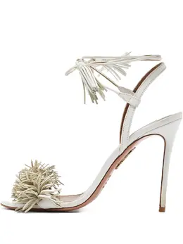 Aquazzura: Белые сандалии 