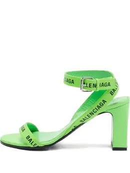 Balenciaga Pre-Owned: Зелёные босоножки 