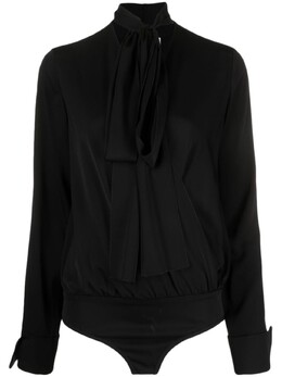 Sportmax: Блуза с бантом 