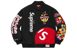 Supreme: Чёрная куртка  Mitchell Ness