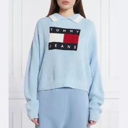 Tommy Hilfiger: Синий свитер 