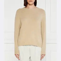 MaxMara: Жёлтый свитер 