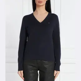 Tommy Hilfiger: Синий свитер 