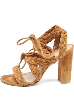 Gianvito Rossi: Коричневые босоножки 