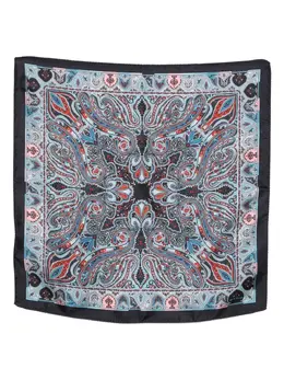 ETRO: Синий шарф 
