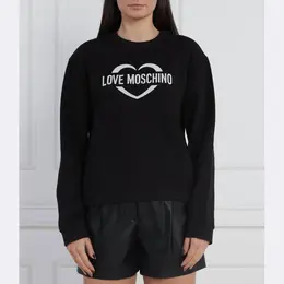 LOVE MOSCHINO: Чёрная толстовка 