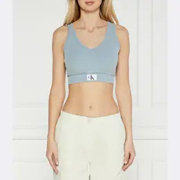 Calvin Klein: Синий топ 