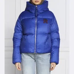Tommy Hilfiger: Синий пуховик 