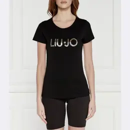 LIU JO: Чёрная футболка 