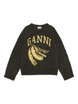GANNI: Свитер с длинным рукавом 