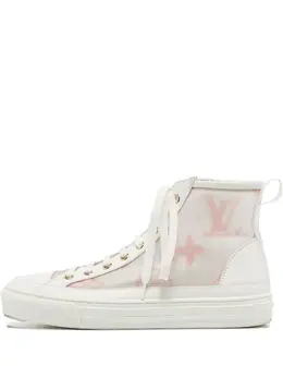 Louis Vuitton Pre-Owned: Белые кроссовки 