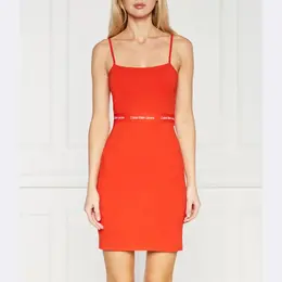 Calvin Klein: Оранжевое платье 