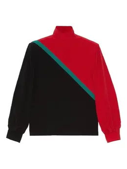 Gucci: Красная блуза 