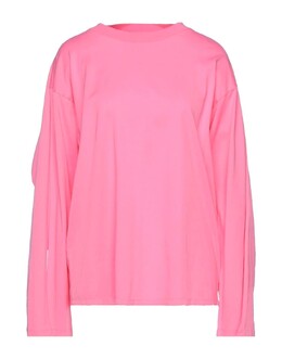 MM6 Maison Margiela: Розовая футболка 