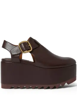 Stella McCartney: Коричневые туфли  Elyse
