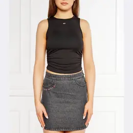 Tommy Hilfiger: Чёрный топ 