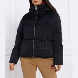 Tommy Hilfiger: Синий пуховик 