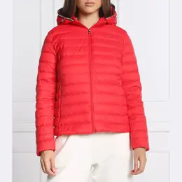 Tommy Hilfiger: Красный пуховик  TH