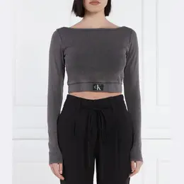 Calvin Klein: Короткая блуза 