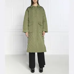 Tommy Hilfiger: Зелёное пальто 