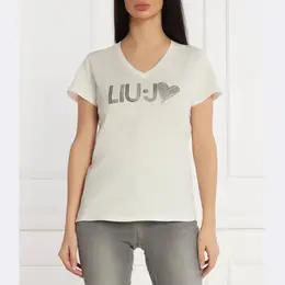 LIU JO: Белая футболка 