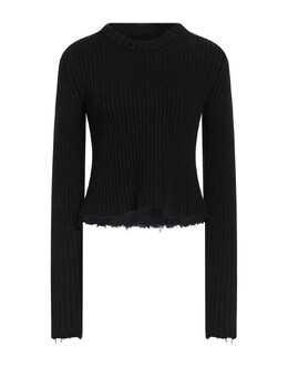 MM6 Maison Margiela: Чёрный свитер 