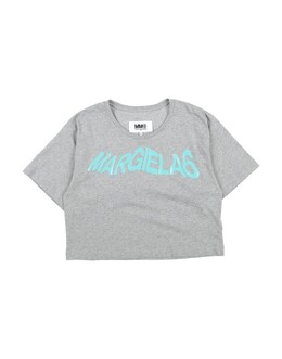 MM6 Maison Margiela: Серая футболка 