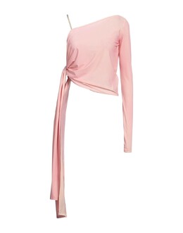 MM6 Maison Margiela: Розовый топ 