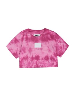 MM6 Maison Margiela: Двухцветная футболка 