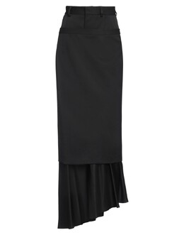 MM6 Maison Margiela: Чёрная юбка 