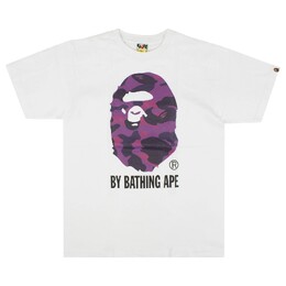 A BATHING APE: Белая футболка 