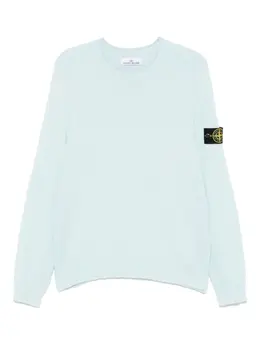Stone Island: Светлый свитер  Compass