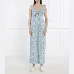 Pepe Jeans London: Льняной комбинезон 