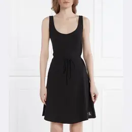 Calvin Klein: Платье с поясом 