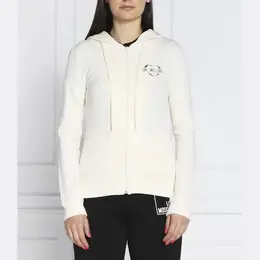LOVE MOSCHINO: Бежевая толстовка 