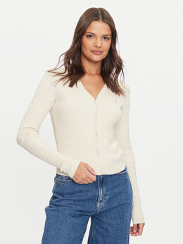 Tommy Jeans: Коричневый кардиган 
