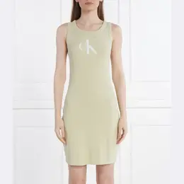 Calvin Klein: Зелёное платье 