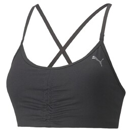 PUMA: Чёрный бюстгальтер  Studio
