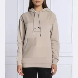 Armani Exchange: Жёлтая толстовка 