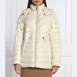Michael Kors: Бежевый пуховик 