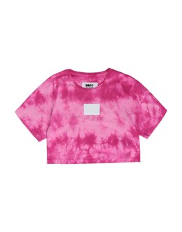 MM6 Maison Margiela: Двухцветная футболка 