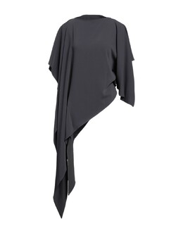 MM6 Maison Margiela: Серый топ 