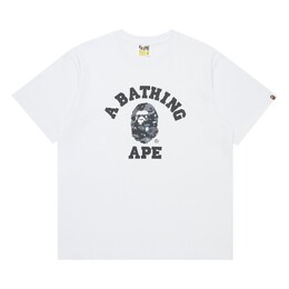 A BATHING APE: Белая футболка 
