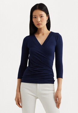 Lauren Ralph Lauren: Топ с длинным рукавом 